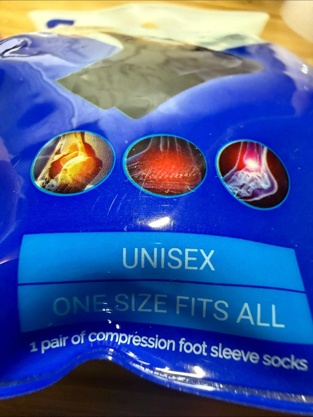 Compressa Foot Compression Sleeves Plantar Fasciitis Heel Pain Unisex New